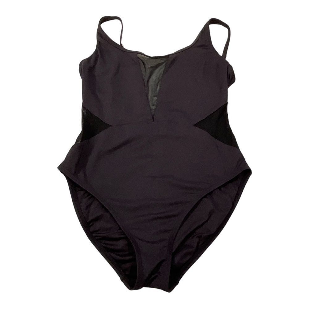 La Blanca Women’s Black one piece with sheer cut outs swimsuit Size 10 - Picture 11 of 15